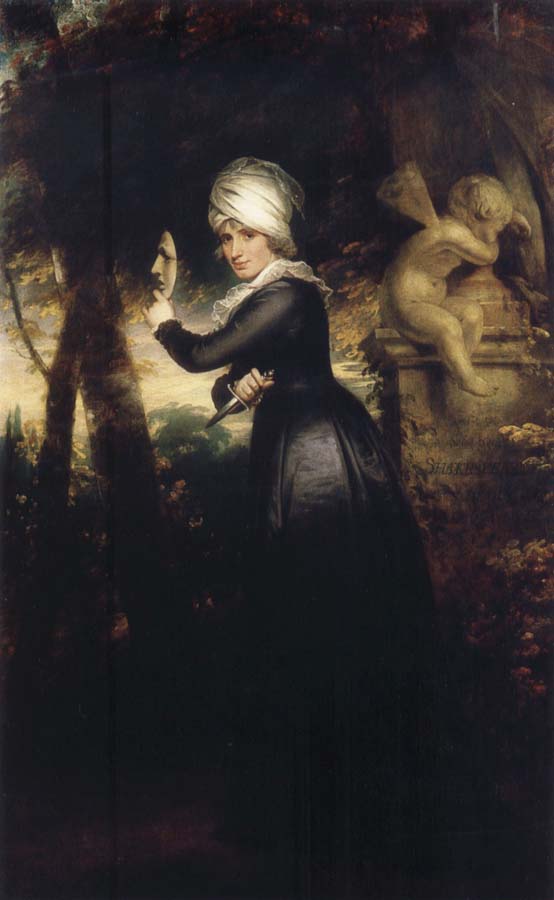 Sarah Siddons with the Emblems of Tragedy